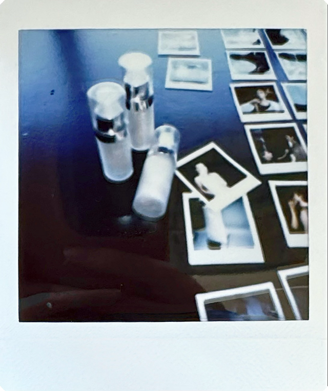 ELLIS FAAS backstage polaroid
